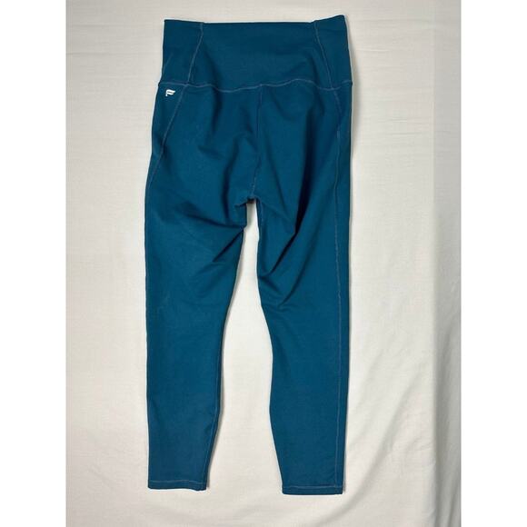 Fabletics Define PowerHold High-Waisted Capri Leggings Teal Blue XS - Picture 2 of 3